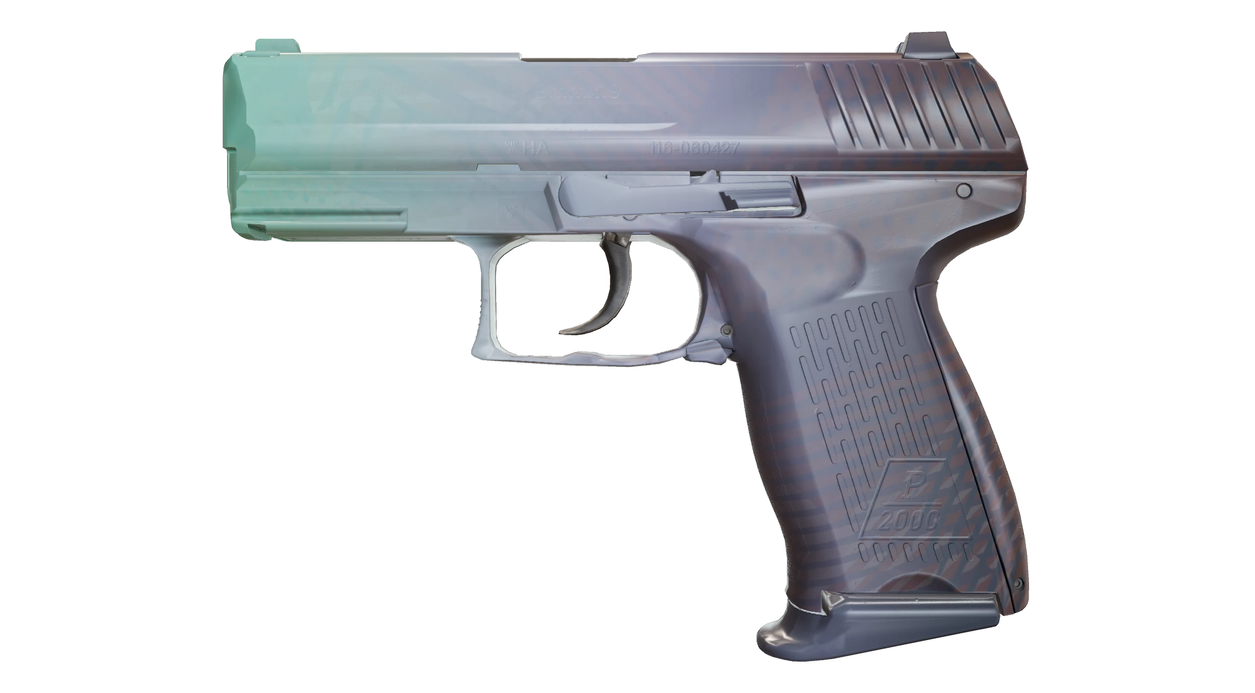 P2000 | Coral Halftone Factory New front screenshot