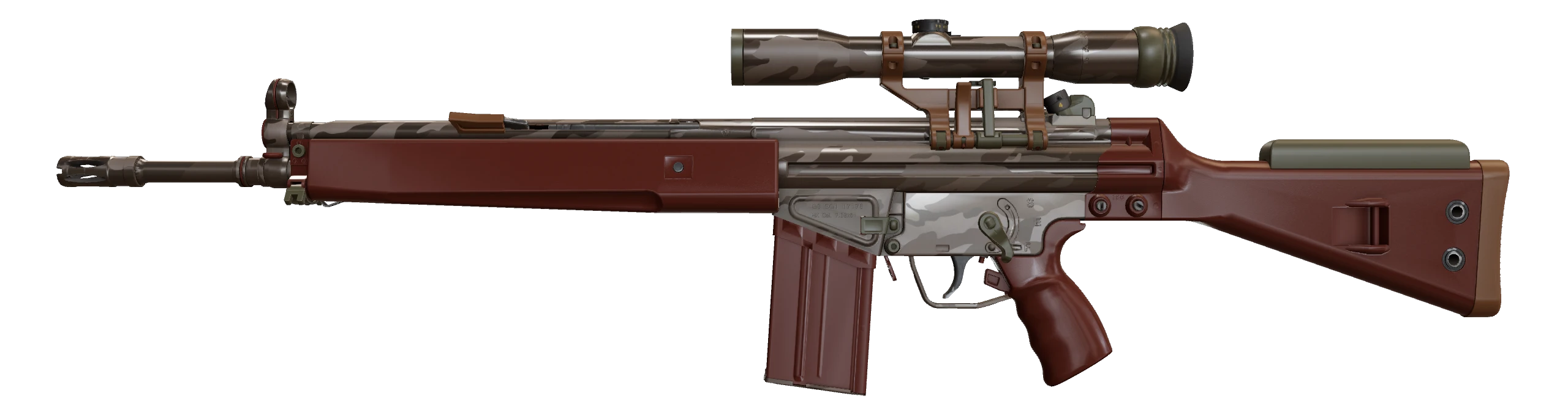 G3SG1 | Red Jasper Factory New front screenshot