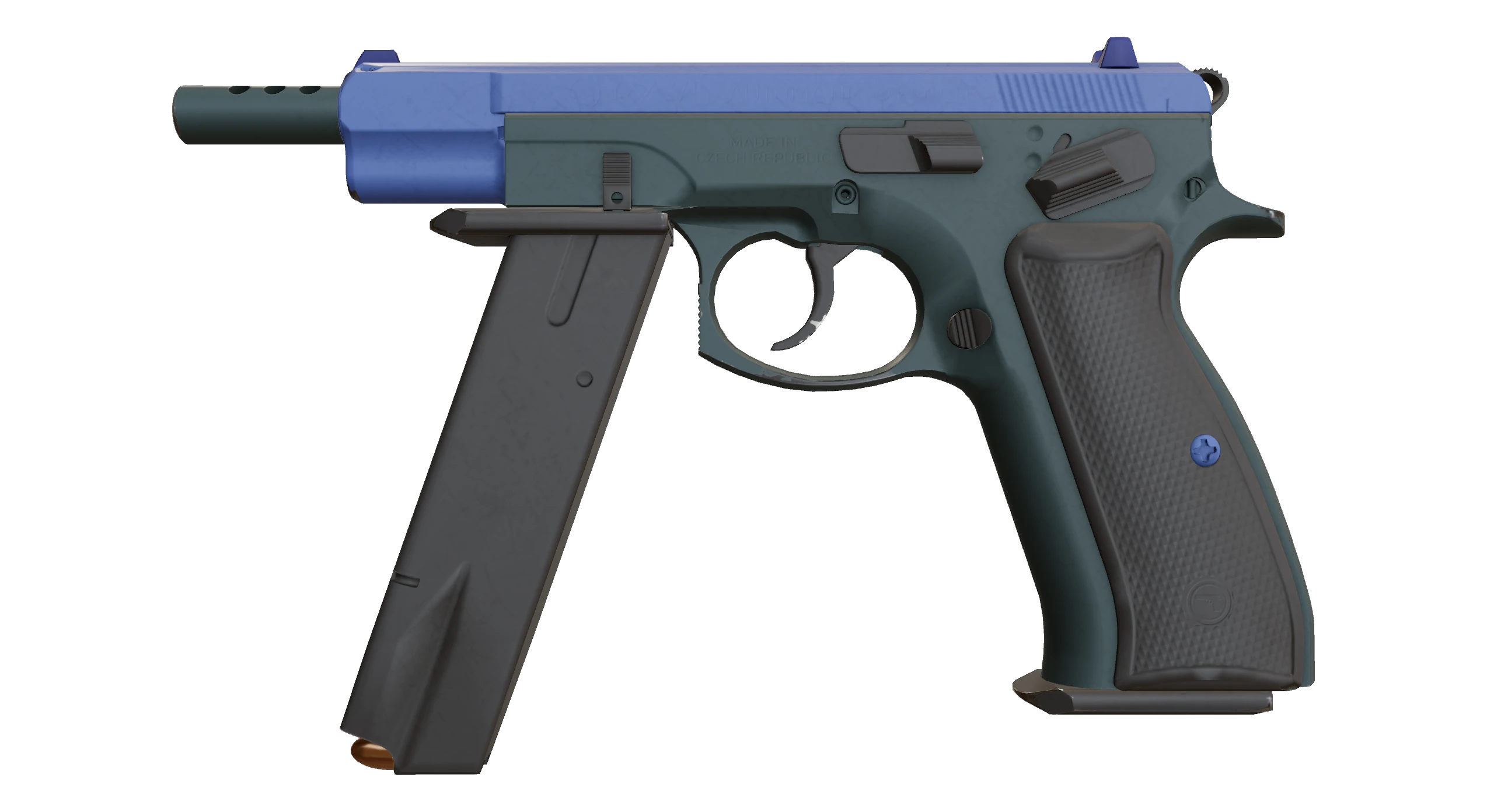CZ75-Auto | Indigo Factory New front screenshot