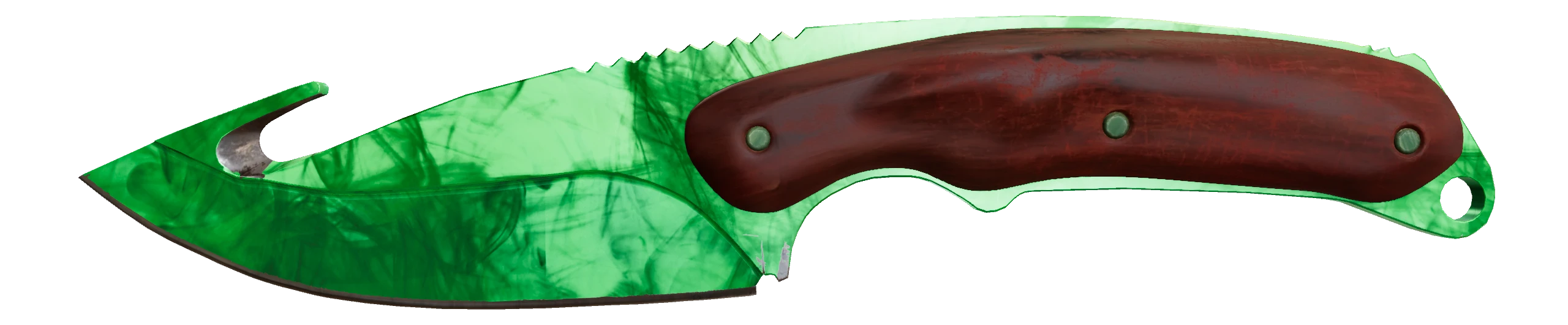 Gut Knife | Gamma Doppler Emerald Factory New front screenshot