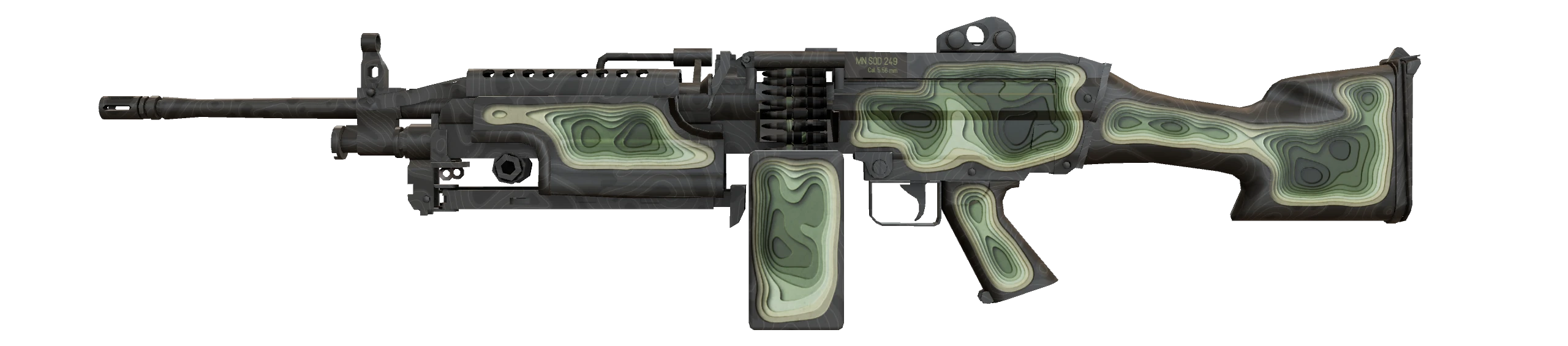 M249 | Deep Relief Factory New front screenshot