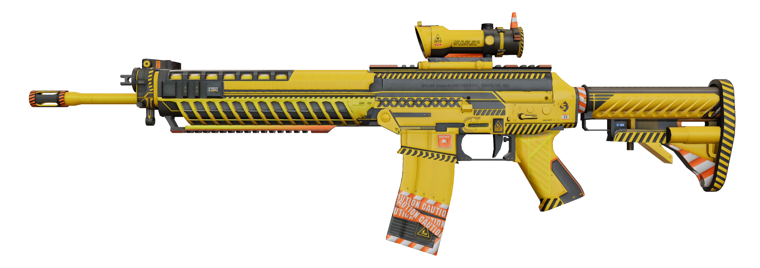 SG 553 | Hazard Pay Factory New front screenshot