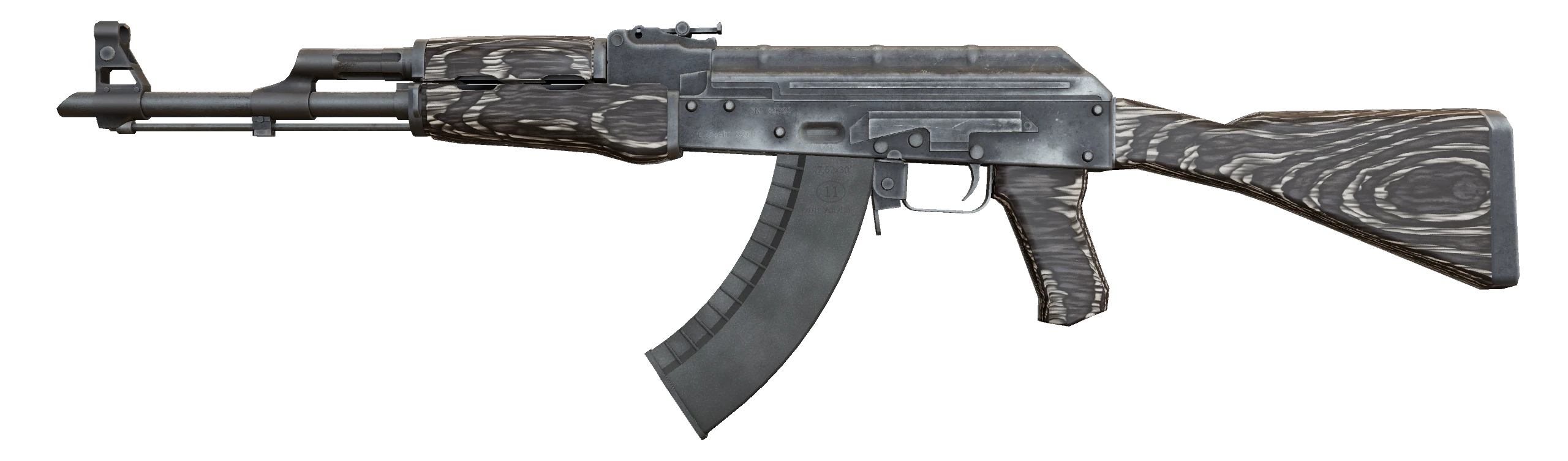 AK-47 | Black Laminate Factory New front screenshot