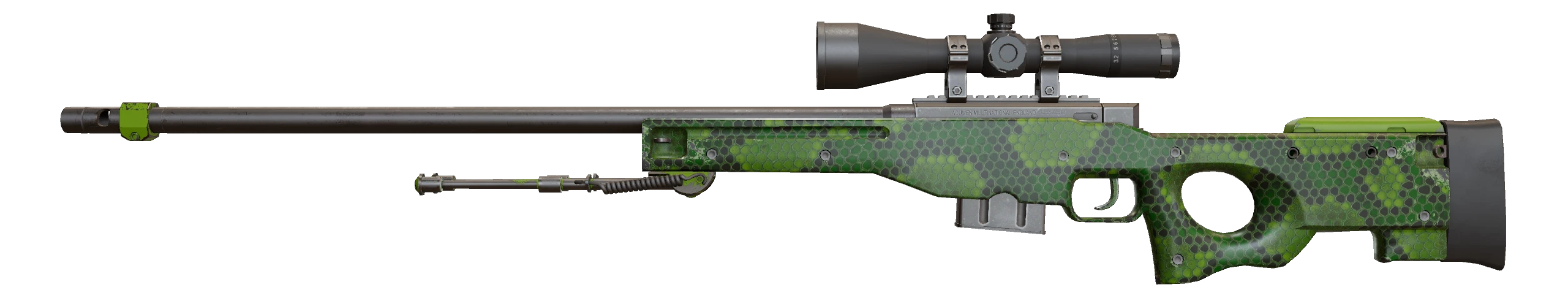 AWP | Pit Viper Minimal Wear front screenshot