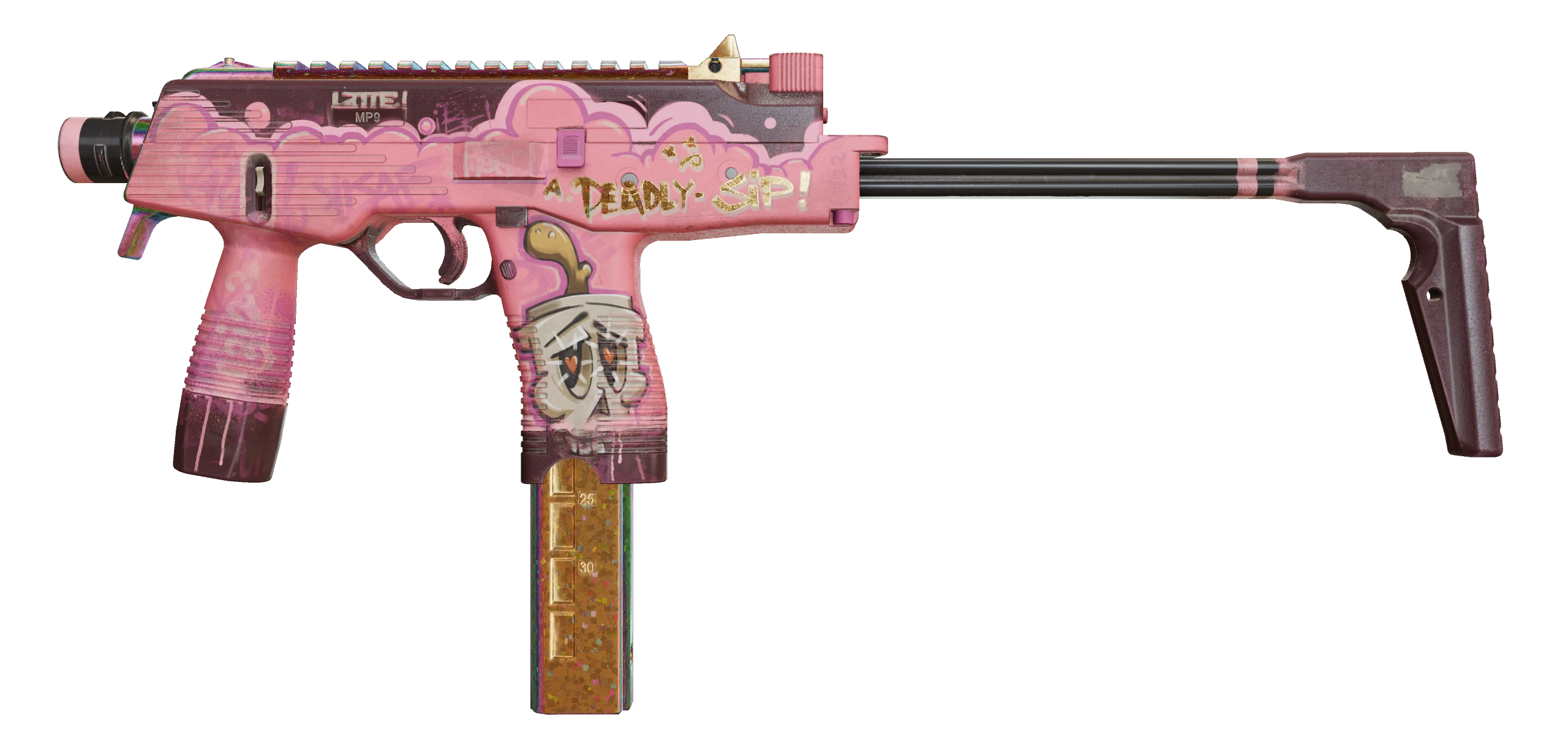 MP9 | Latte Rush Factory New front screenshot