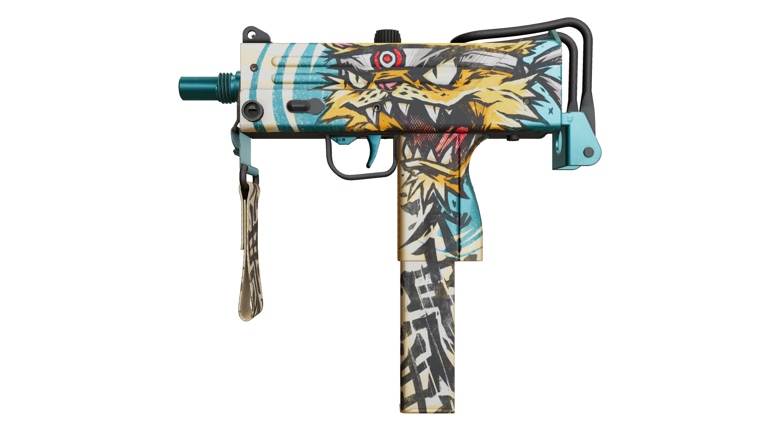 MAC-10 | Cat Fight Factory New front screenshot
