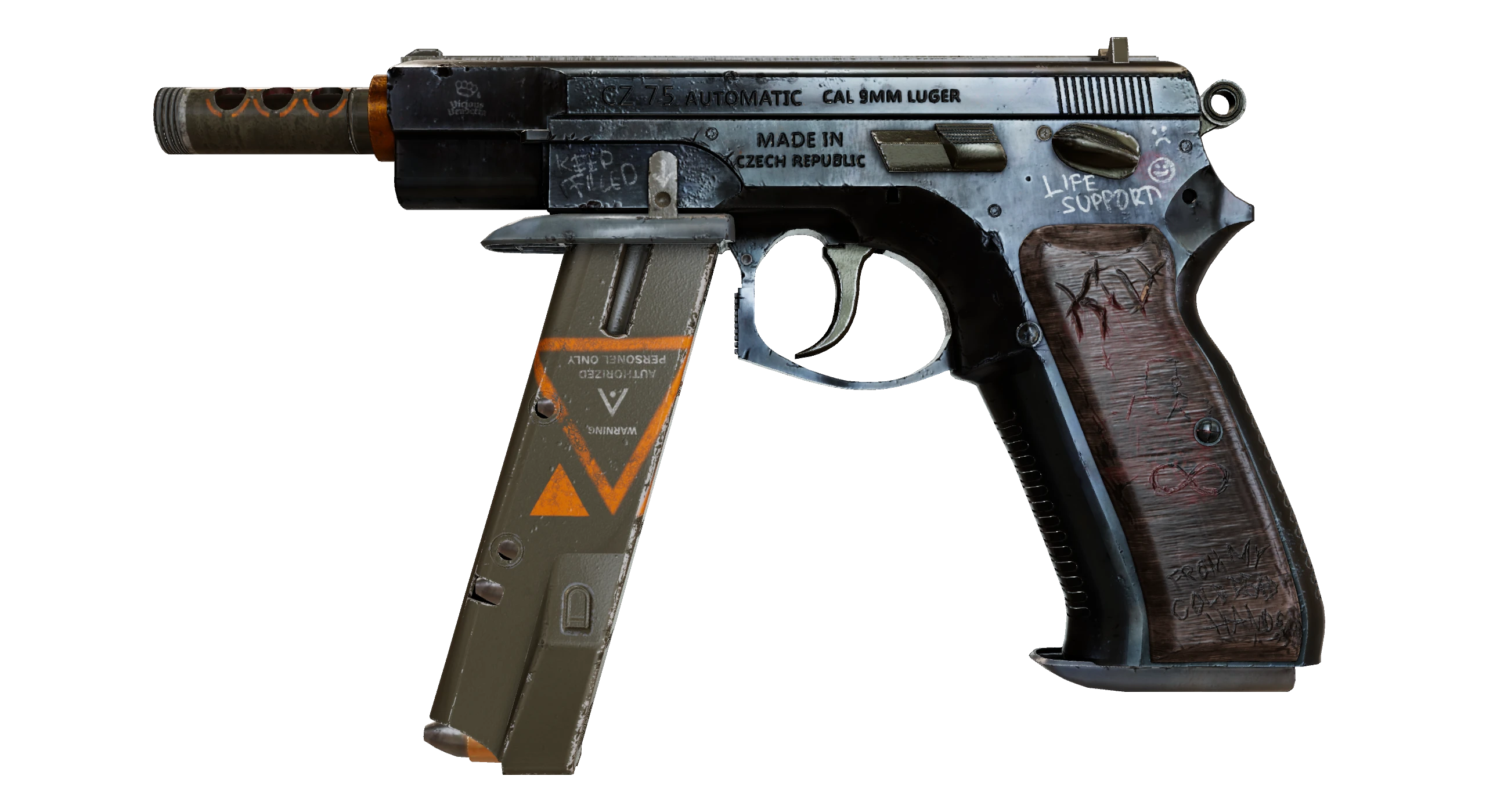 CZ75-Auto | Vendetta Factory New front screenshot