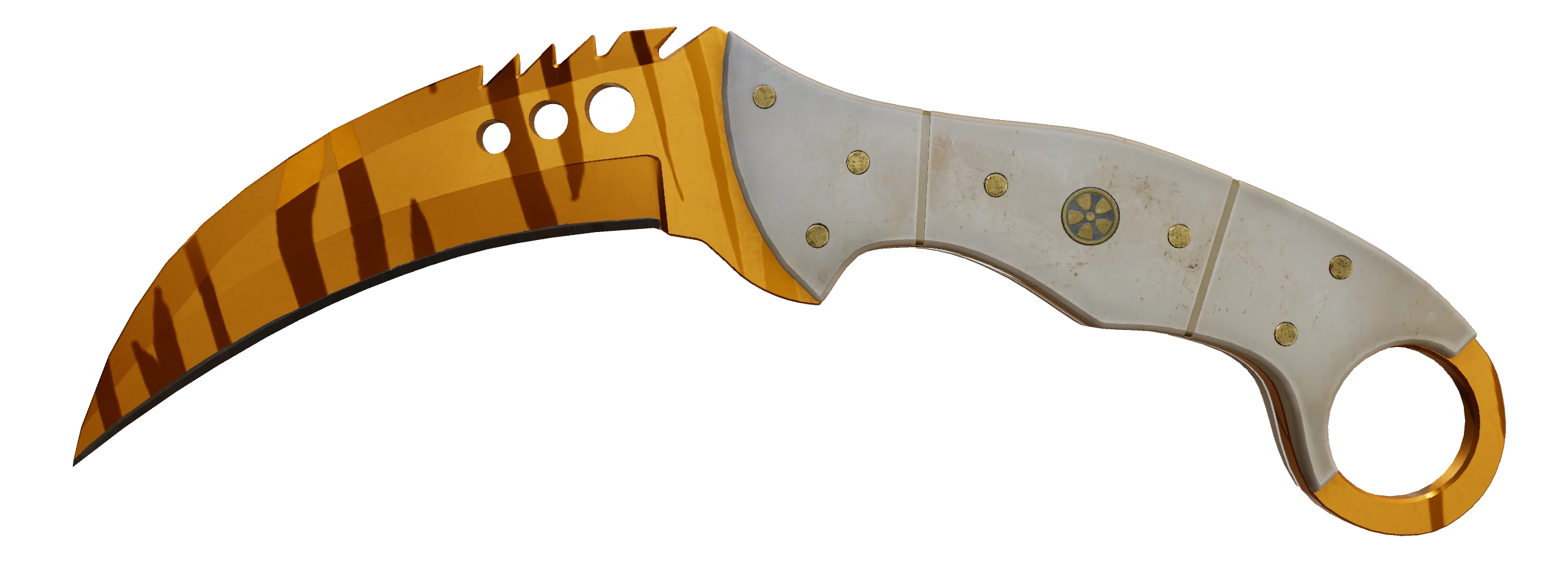 Talon Knife | Tiger Tooth Factory New front screenshot