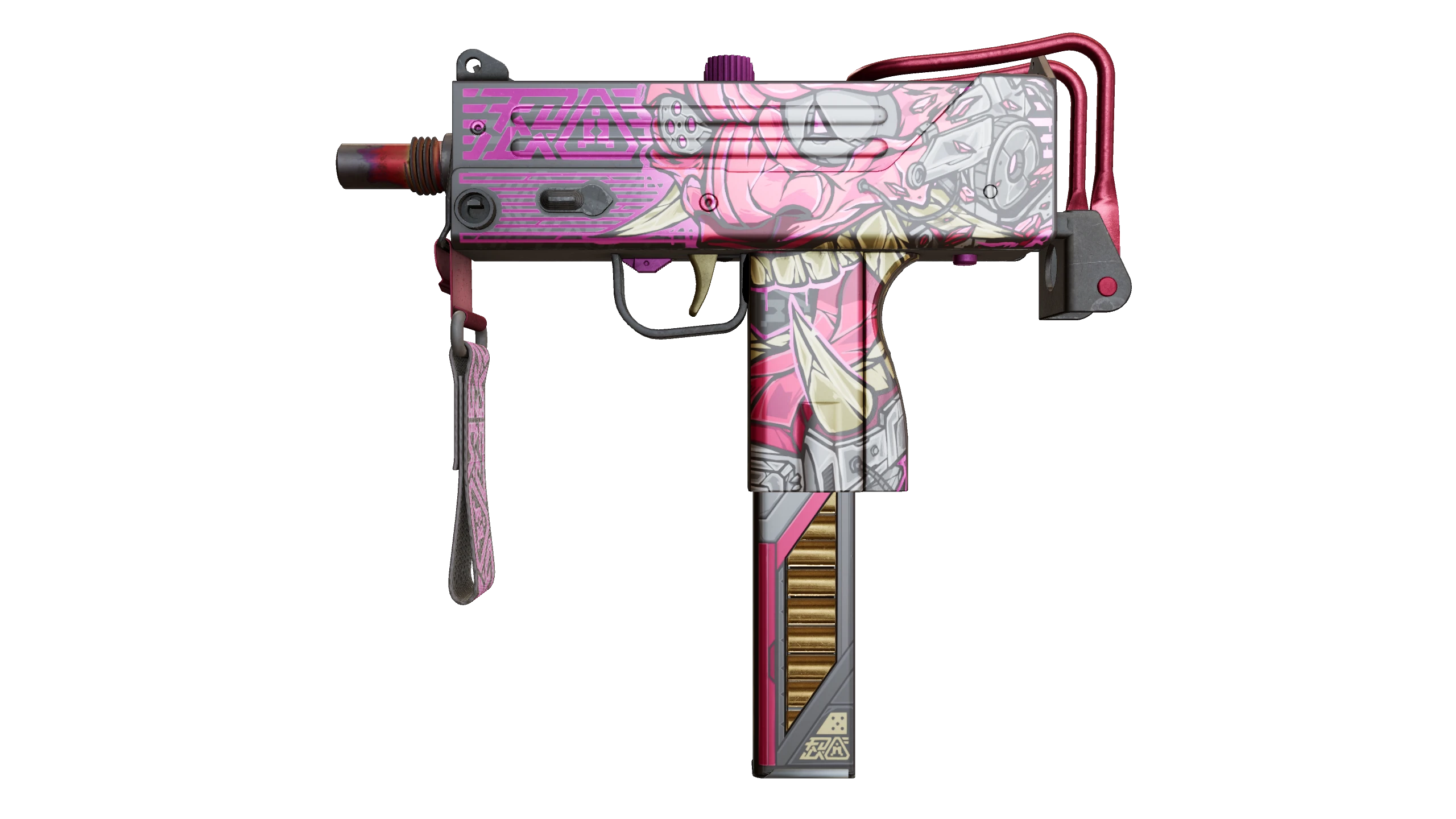 MAC-10 | Saibā Oni Factory New front screenshot