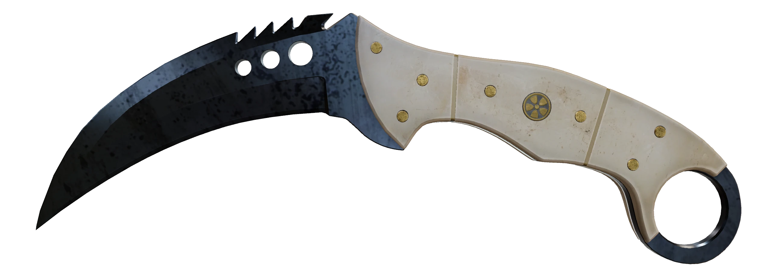 Talon Knife | Blue Steel Factory New front screenshot