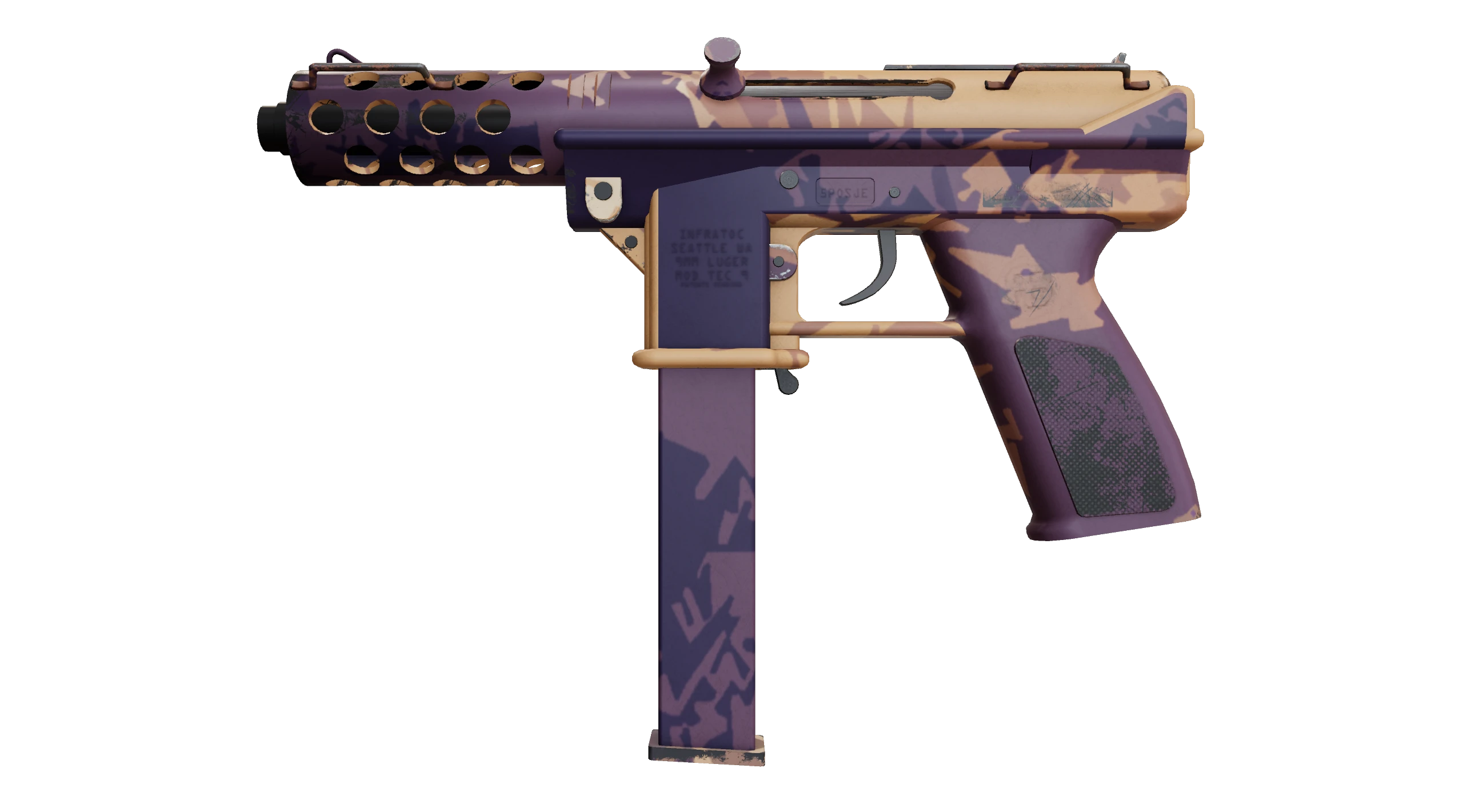 Tec-9 | Sandstorm Minimal Wear front screenshot
