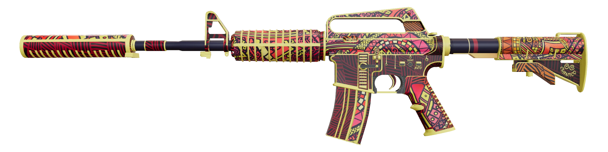 M4A1-S | Chantico's Fire Factory New front screenshot