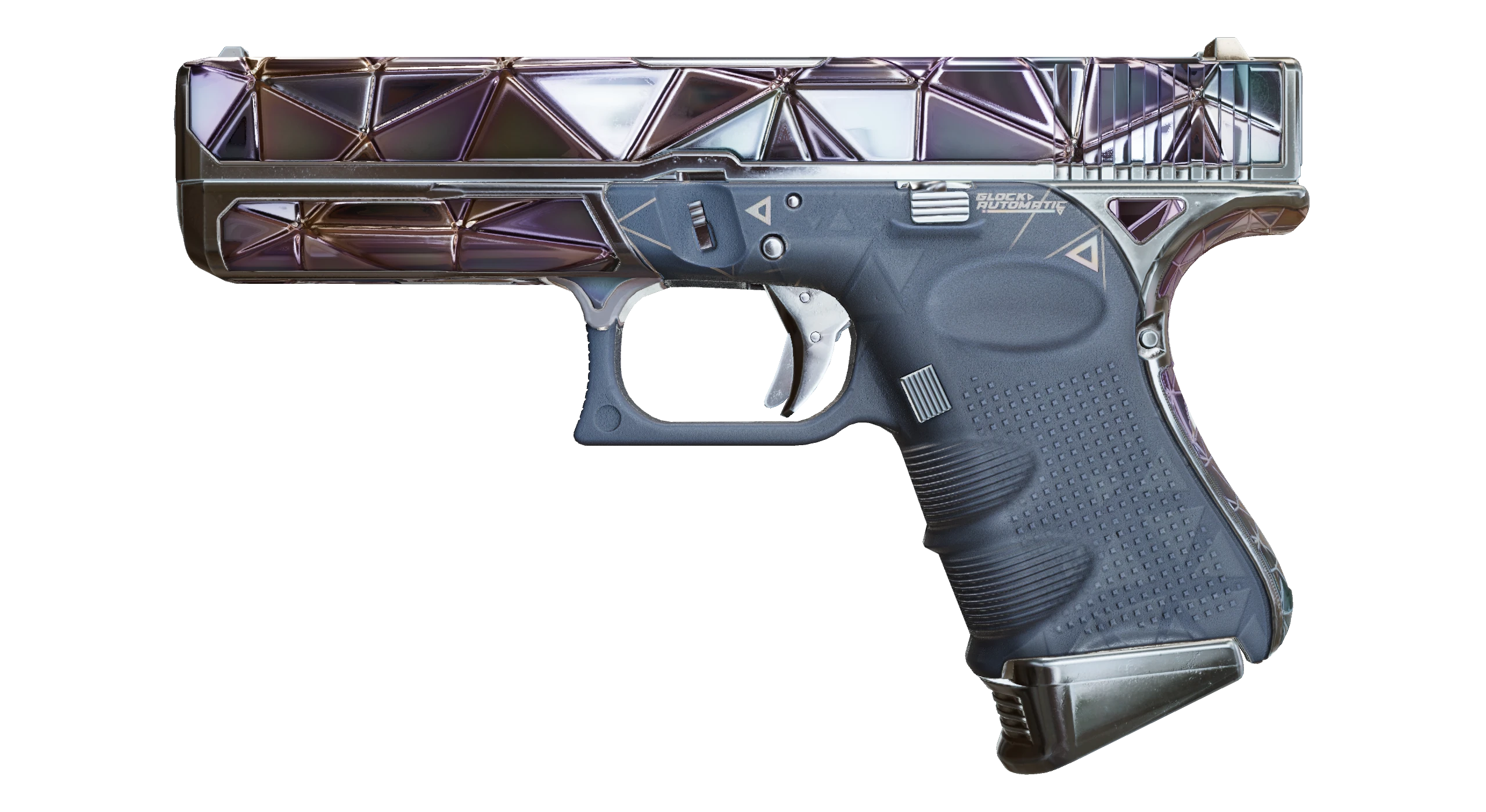 Glock-18 | Mirror Mosaic Factory New front screenshot