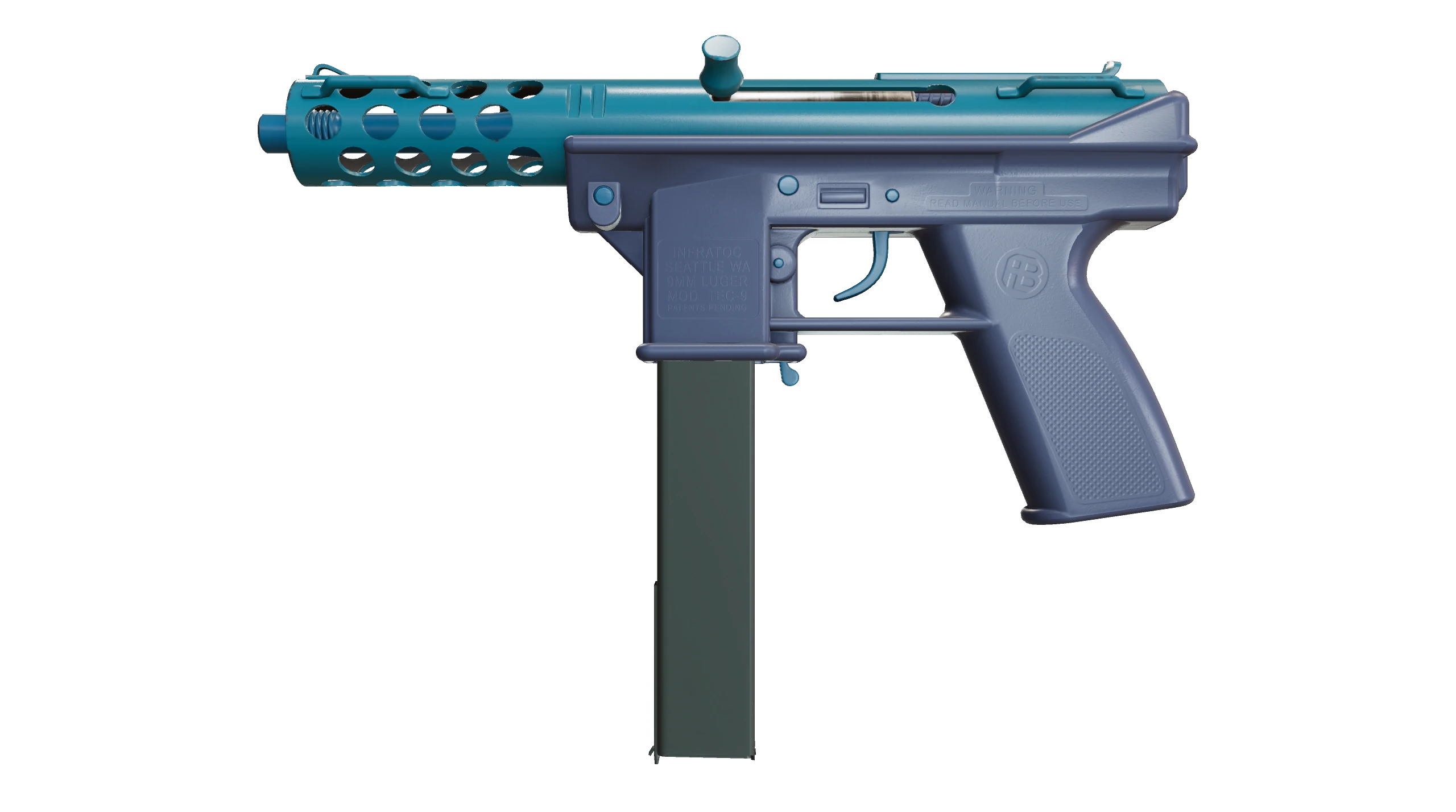 Tec-9 | Blue Blast Factory New front screenshot