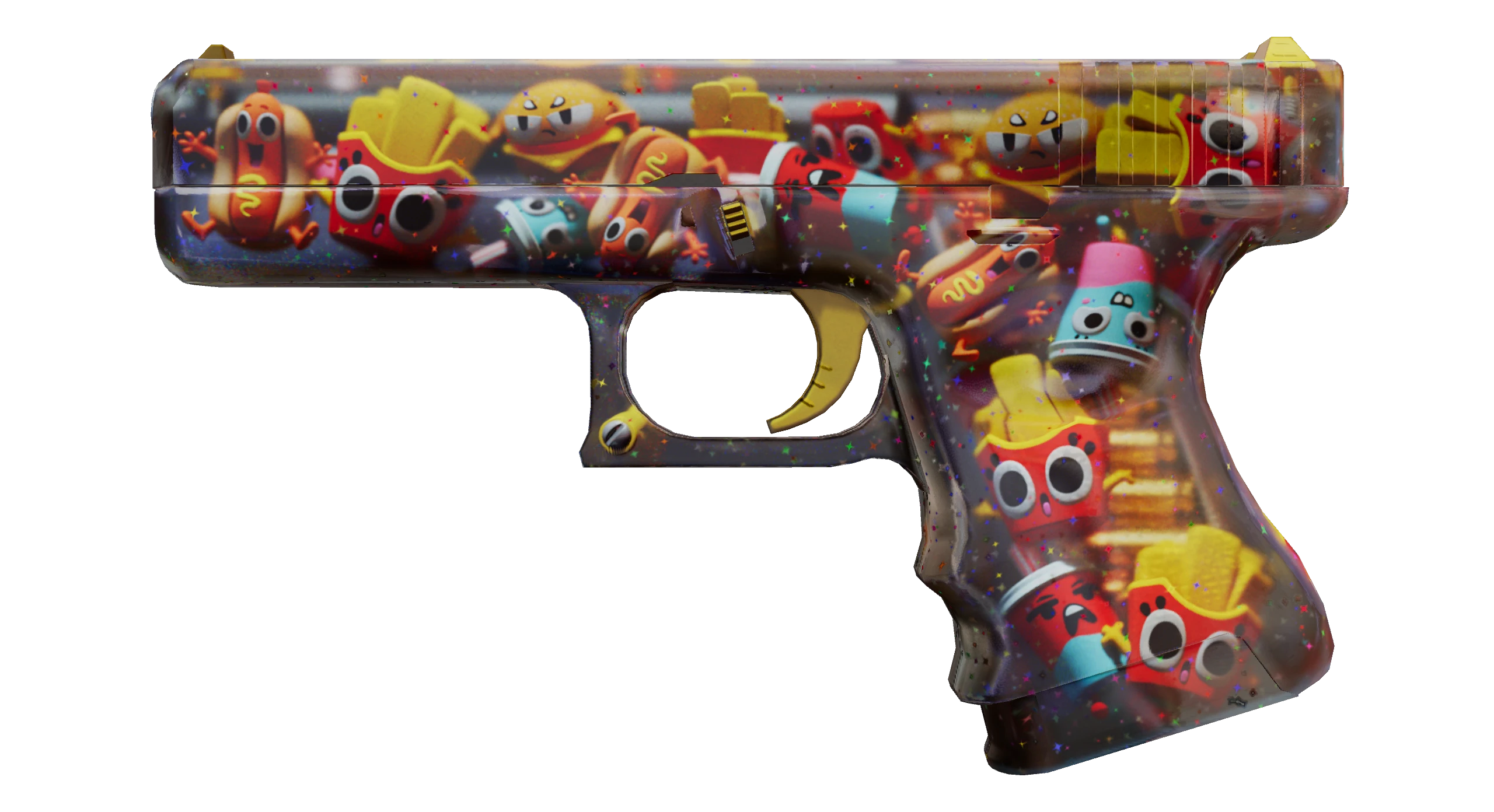 Glock-18 | Snack Attack Factory New front screenshot