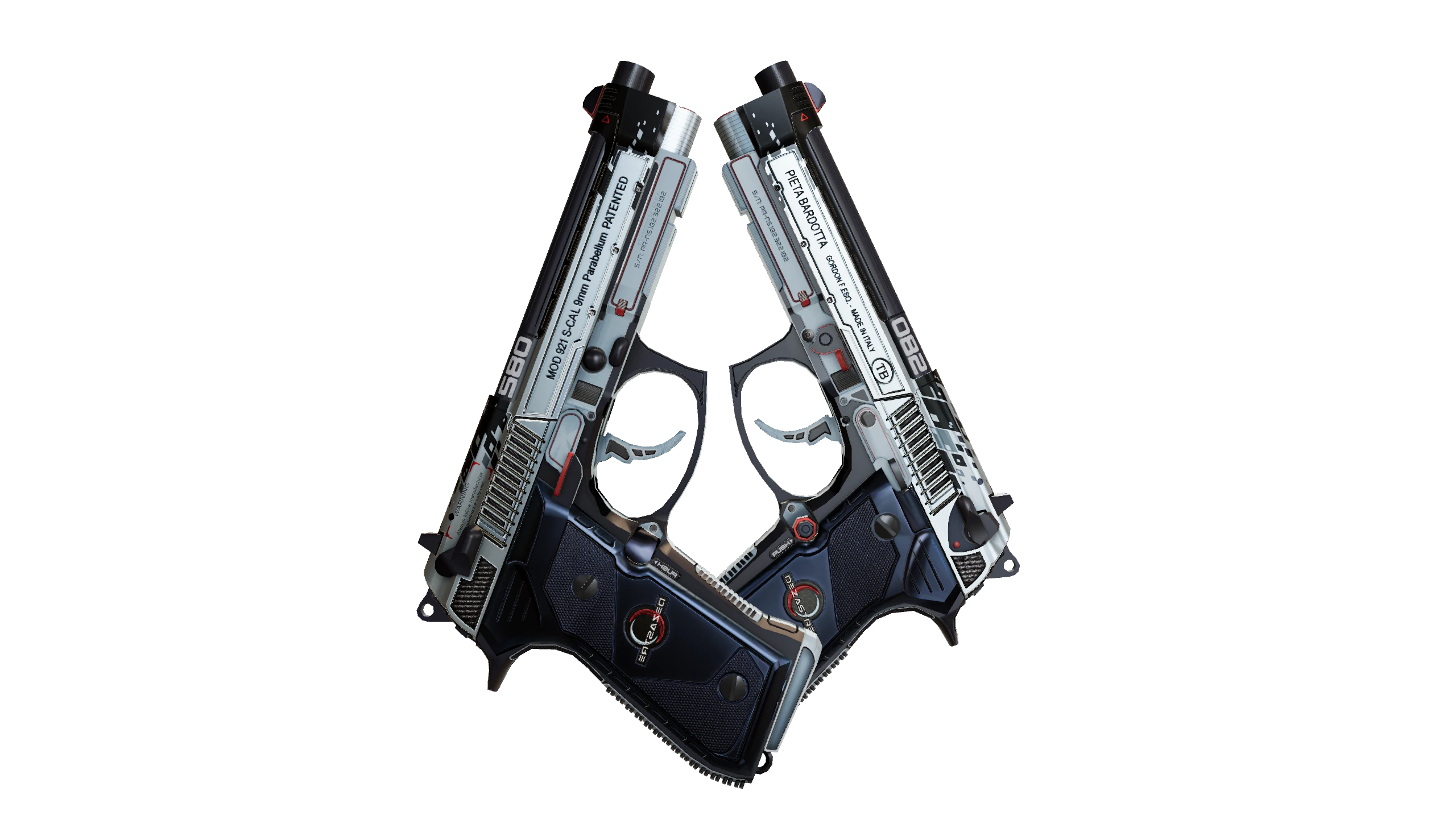 Dual Berettas | Dezastre Factory New front screenshot