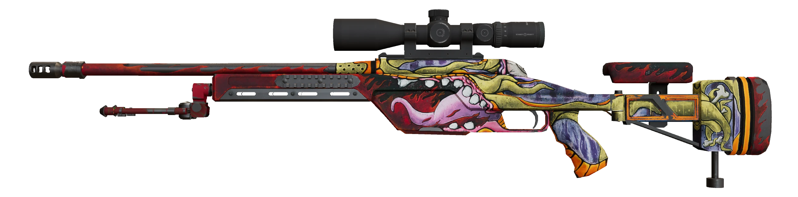 SSG 08 | Bloodshot Minimal Wear front screenshot