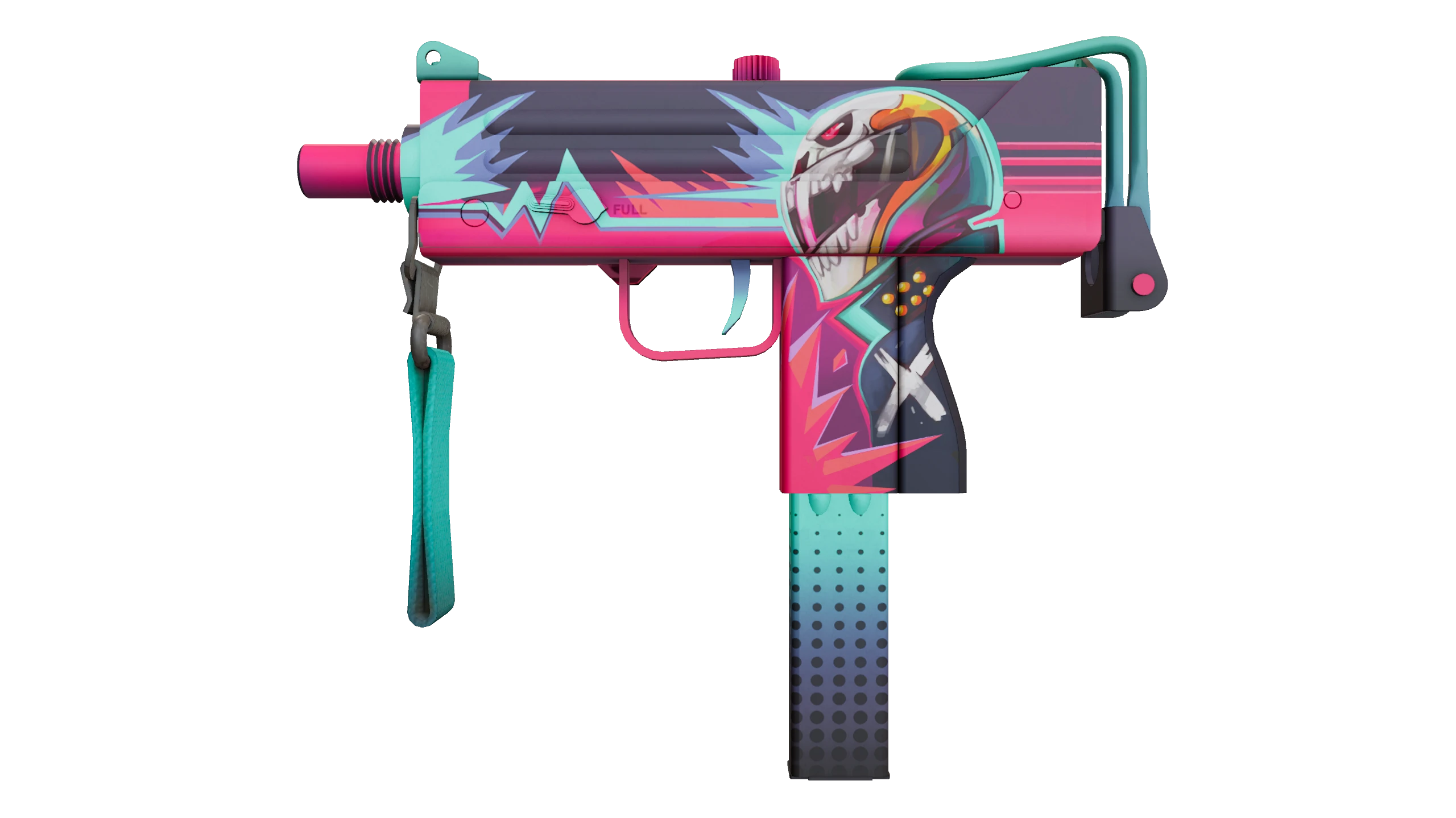 MAC-10 | Neon Rider Factory New front screenshot
