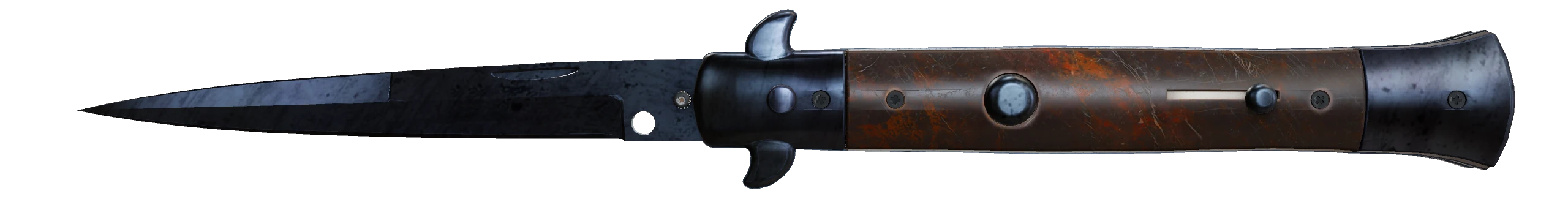 Stiletto Knife | Blue Steel Factory New front screenshot