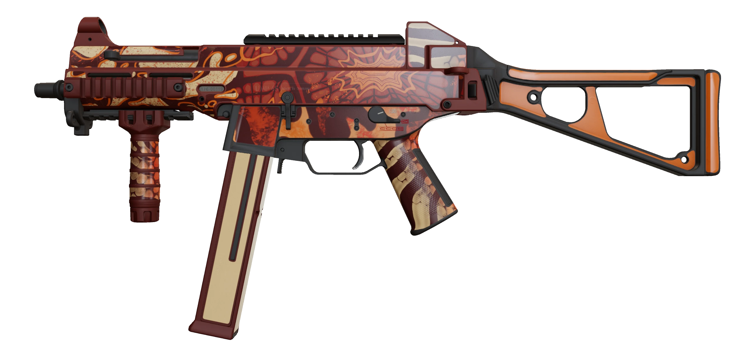 UMP-45 | Warm Blooded Factory New front screenshot