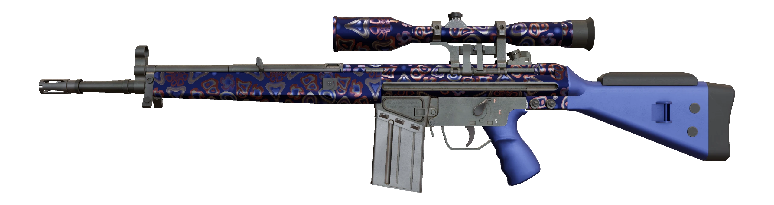 G3SG1 | Violet Murano Factory New front screenshot