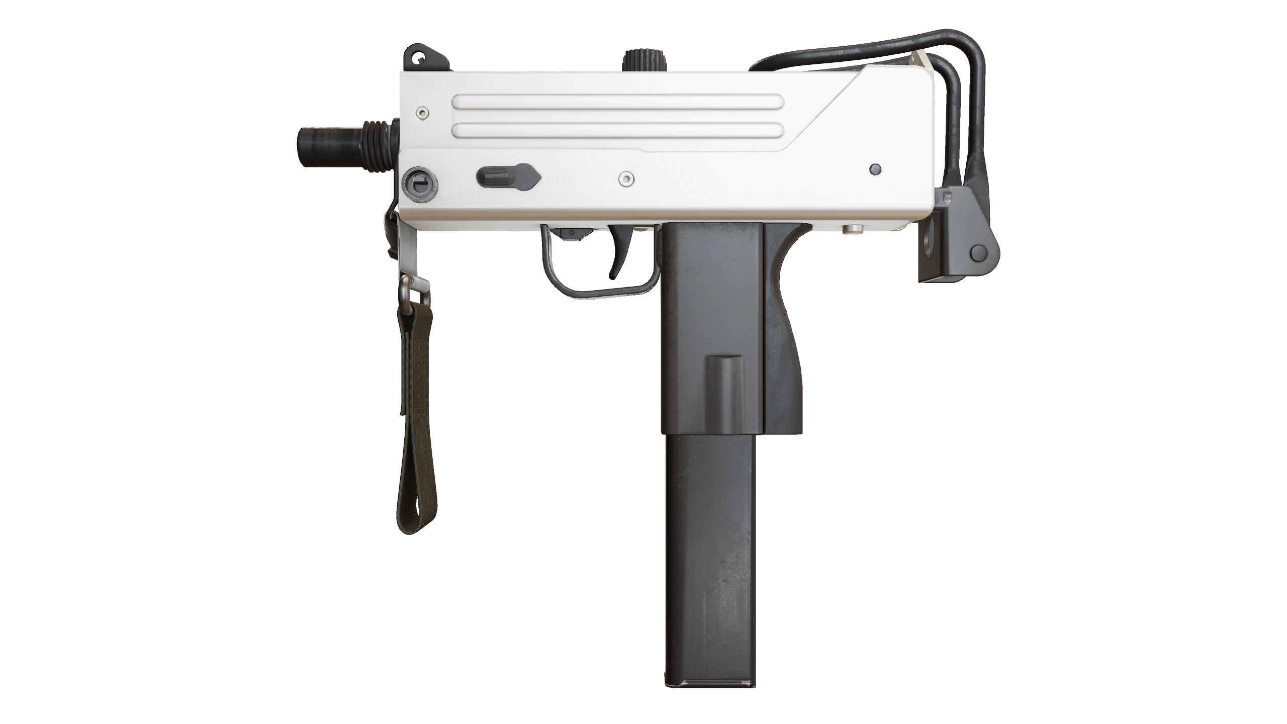 MAC-10 | Silver Factory New front screenshot