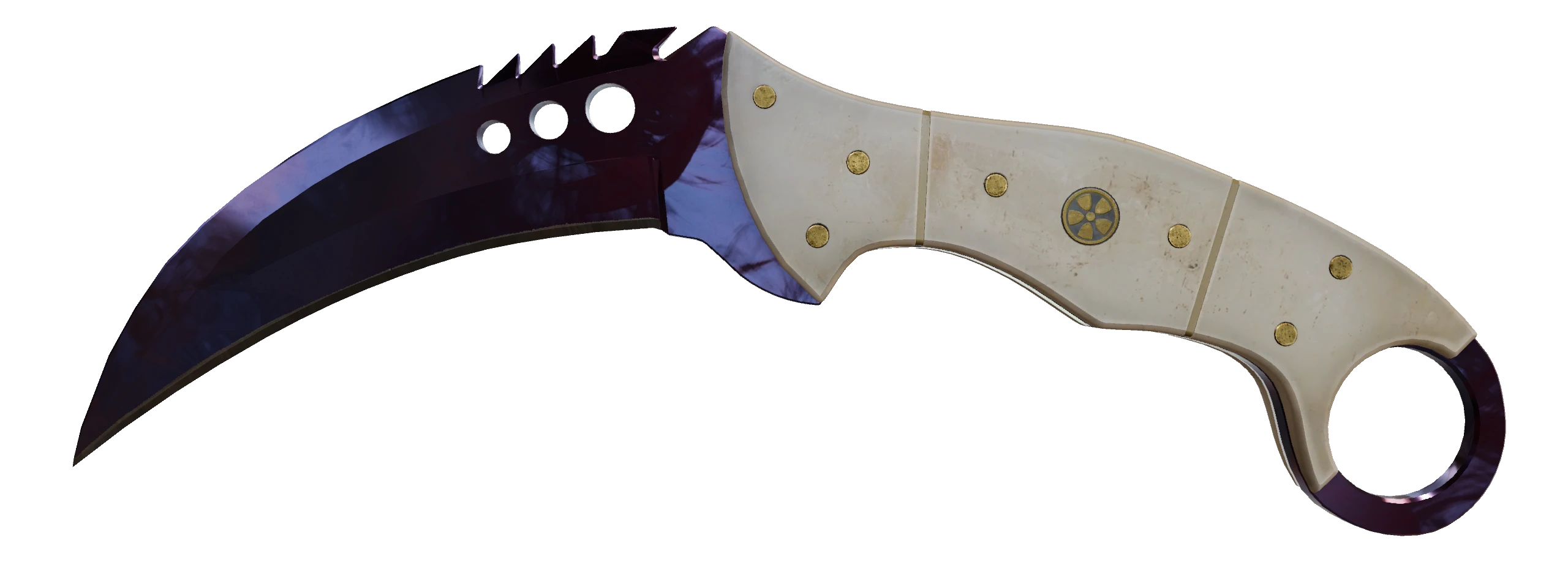 Talon Knife | Doppler Black Pearl Factory New front screenshot