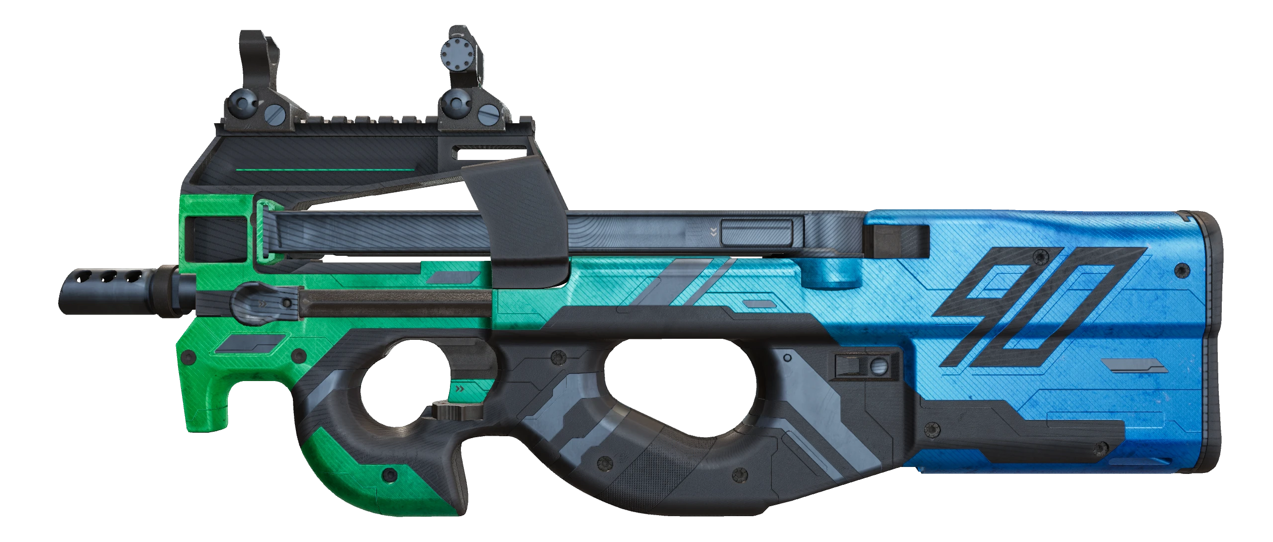 P90 | Wave Breaker Factory New front screenshot