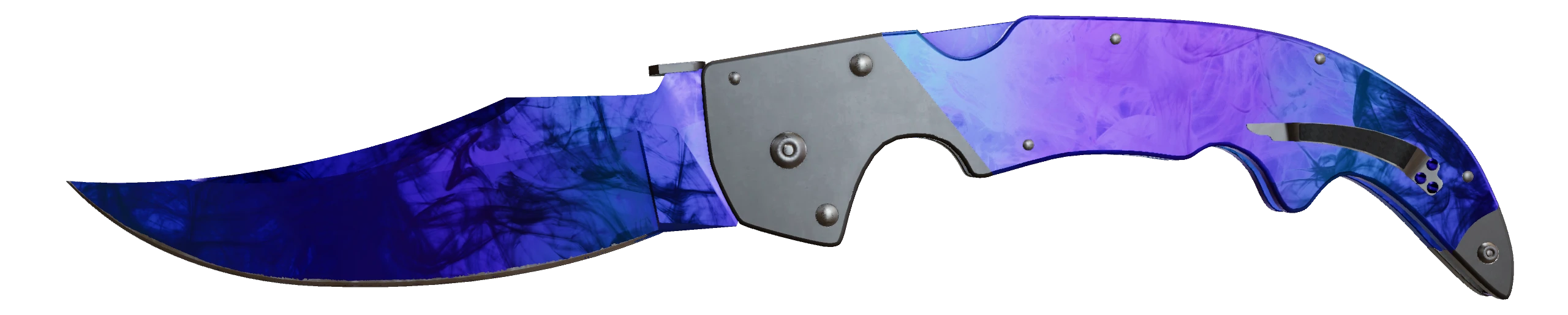 Falchion Knife | Doppler Sapphire Factory New front screenshot