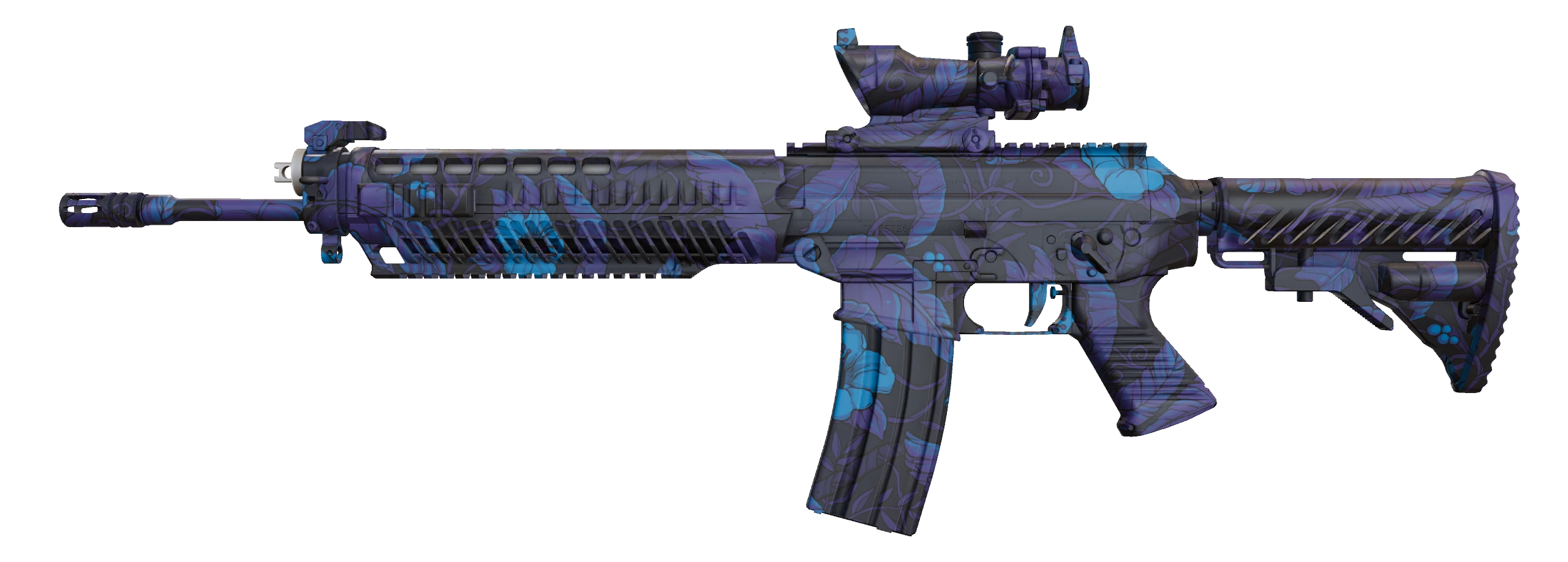 SG 553 | Aloha Factory New front screenshot