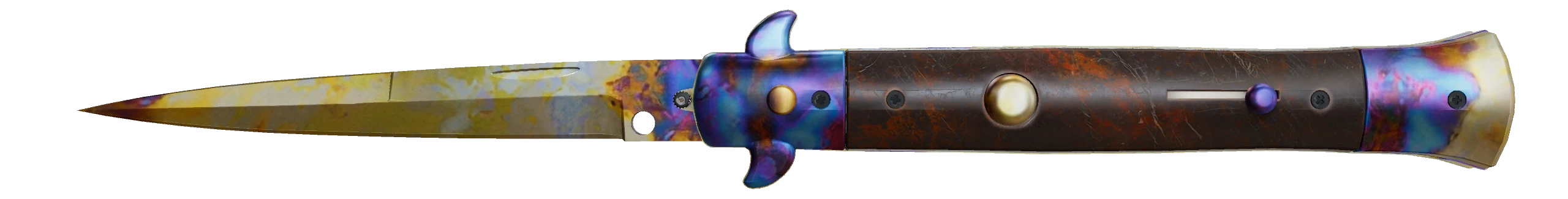 Stiletto Knife | Case Hardened Factory New front screenshot