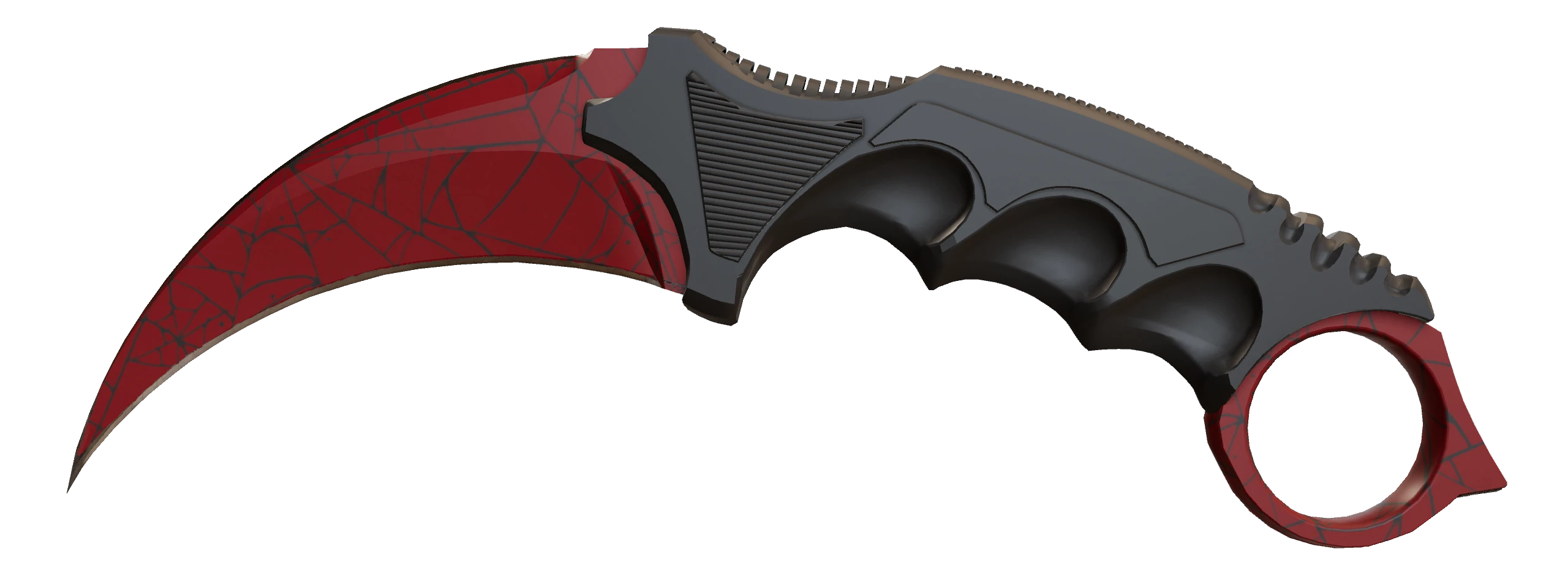 Karambit | Crimson Web Factory New front screenshot