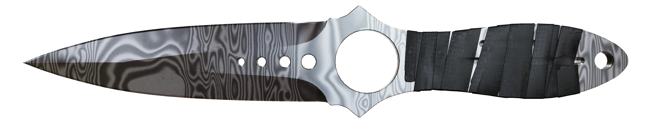 Skeleton Knife | Damascus Steel Factory New front screenshot