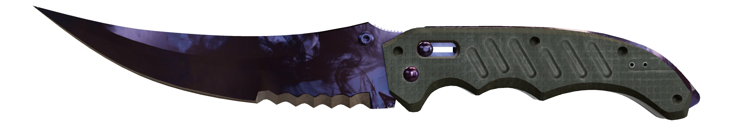 Flip Knife | Doppler Black Pearl Factory New front screenshot