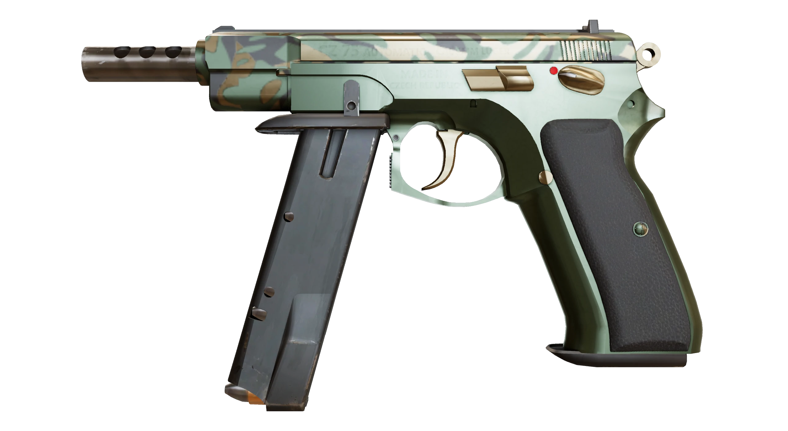 CZ75-Auto | Army Sheen Factory New front screenshot