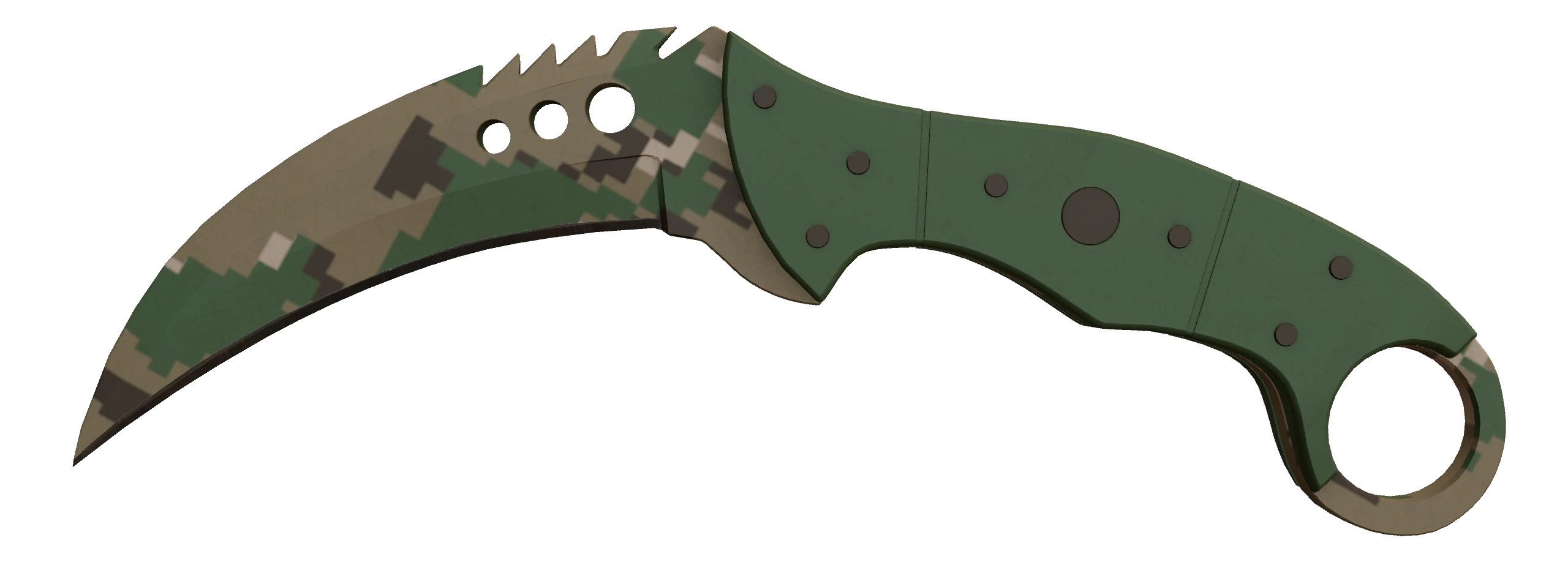 Talon Knife | Forest DDPAT Factory New front screenshot