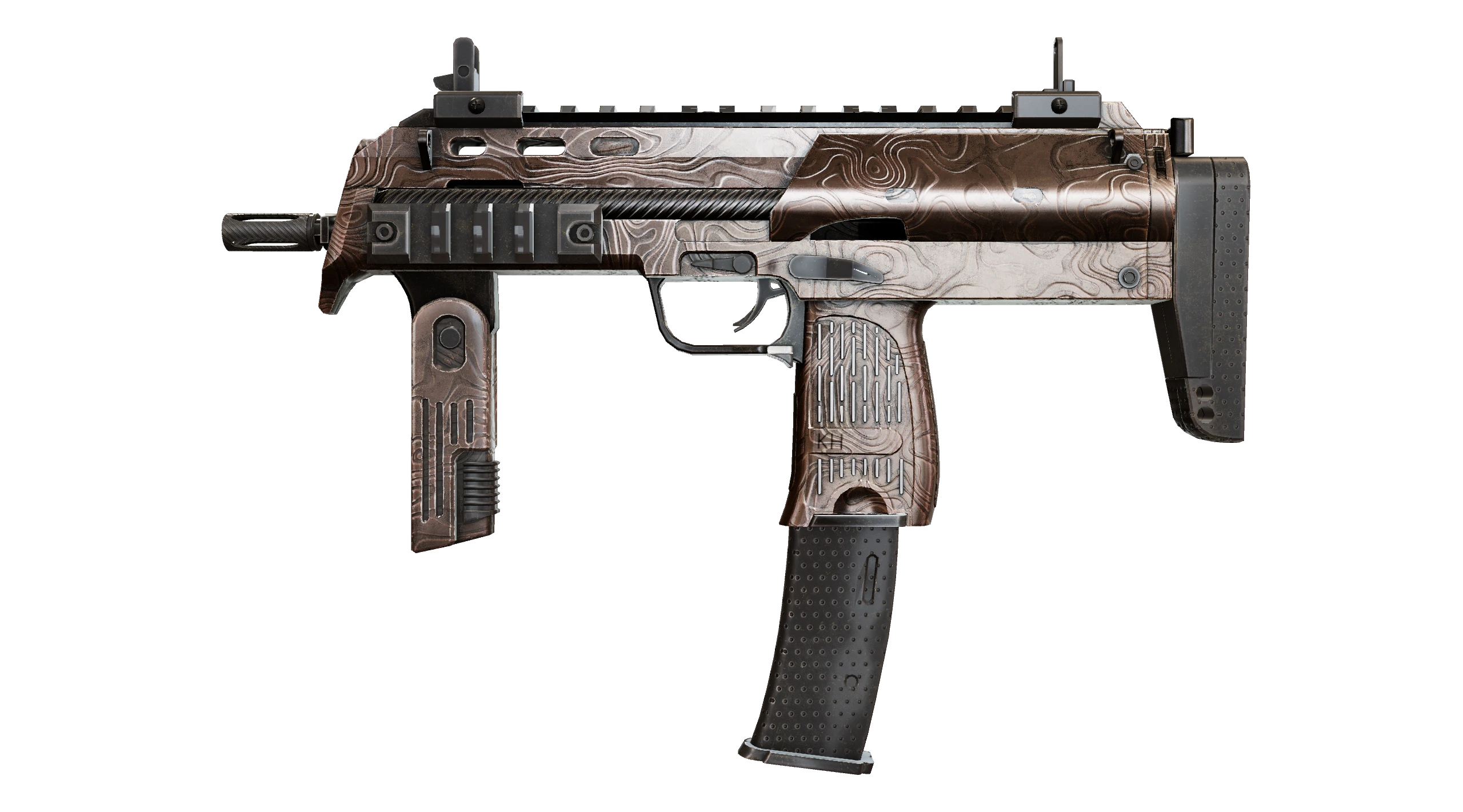 MP7 | Sunbaked Factory New front screenshot