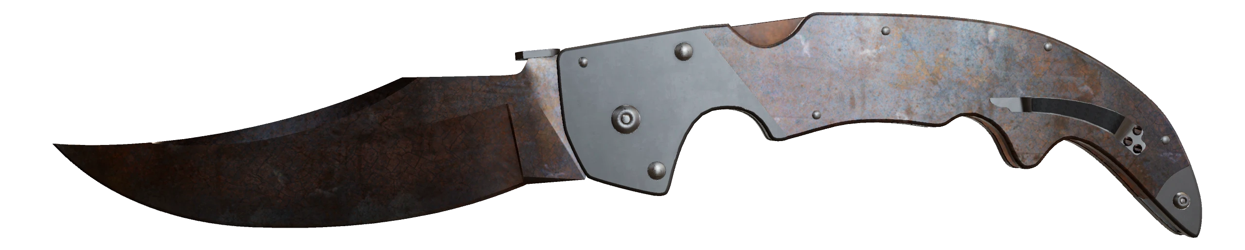 Falchion Knife | Rust Coat Well-Worn front screenshot