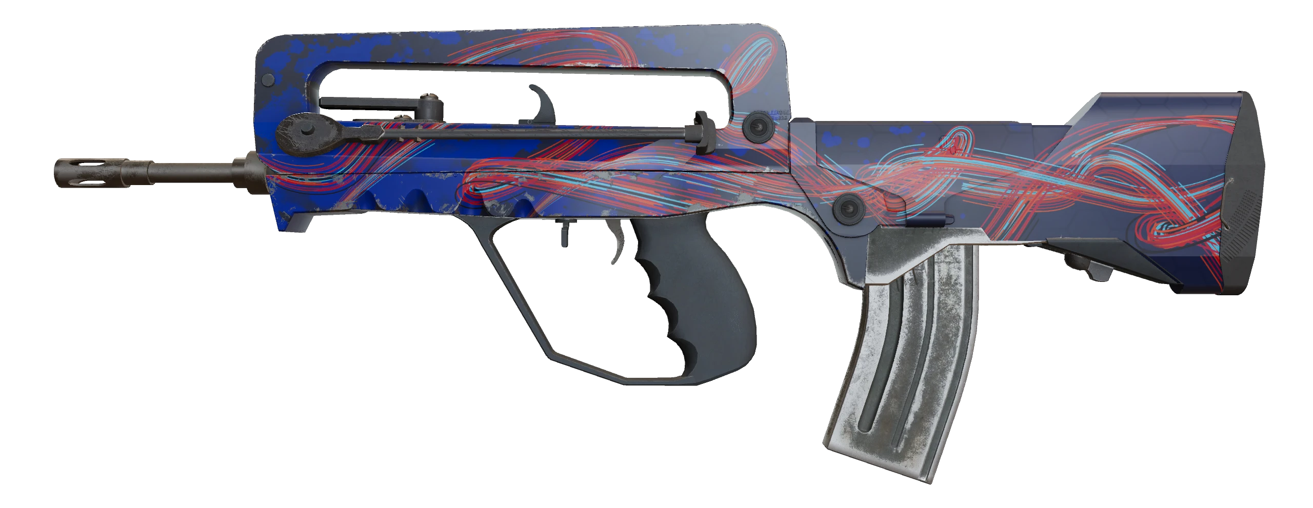 FAMAS | Afterimage Factory New front screenshot
