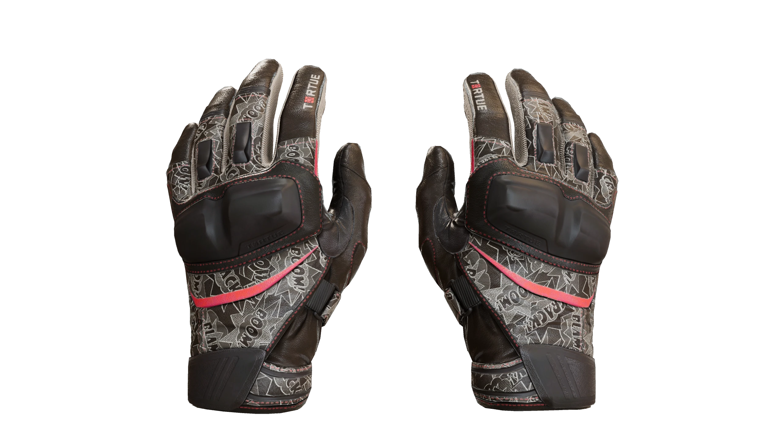 Moto Gloves | Boom! Factory New front screenshot
