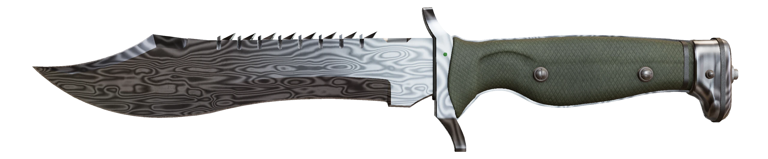 Bowie Knife | Damascus Steel Factory New front screenshot