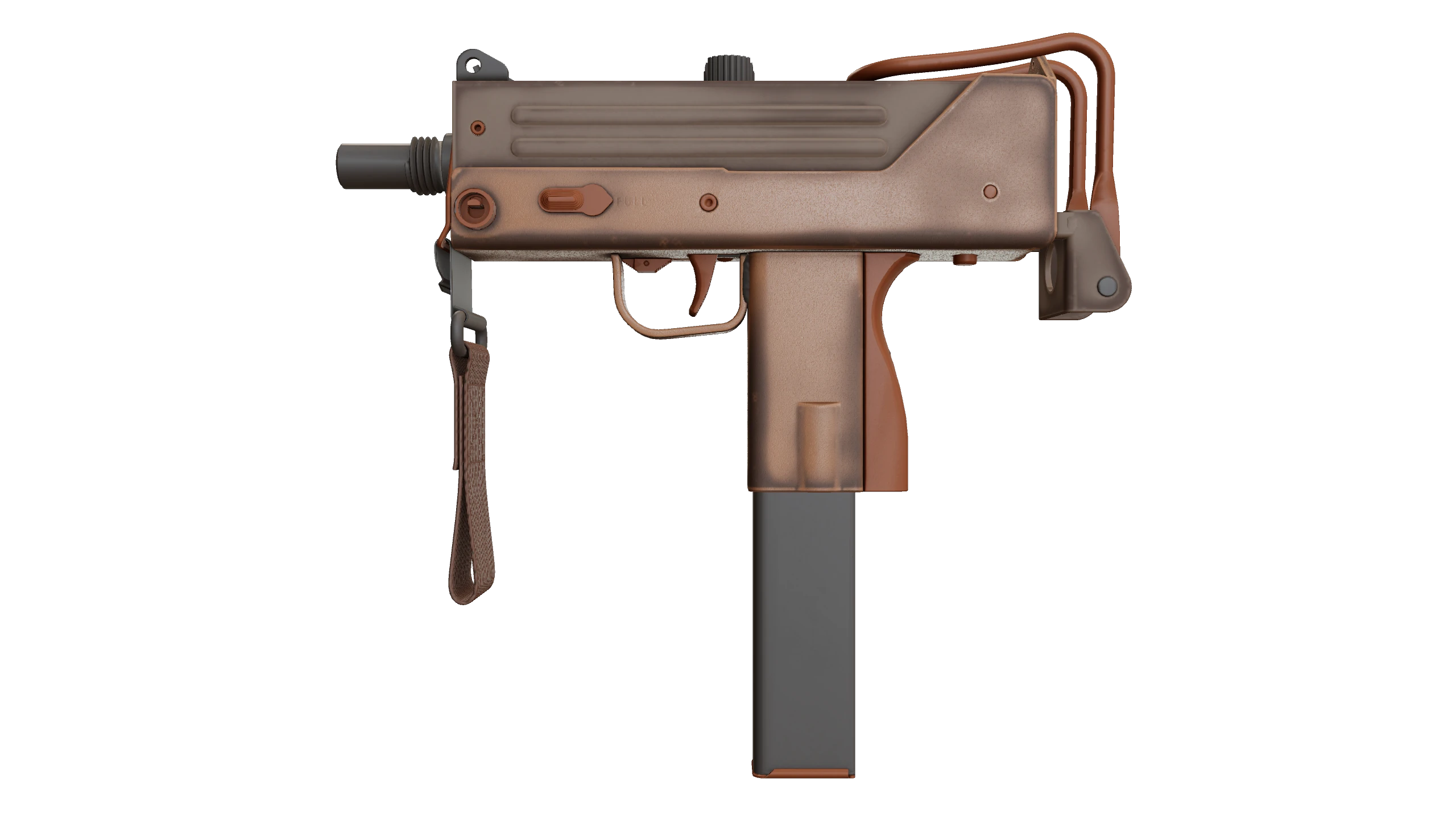 MAC-10 | Bronzer Factory New front screenshot